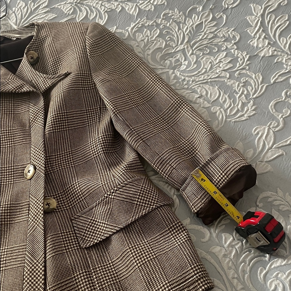 VALENTINO - Vintage Plaid Women's Jacket - Picture 16 of 17